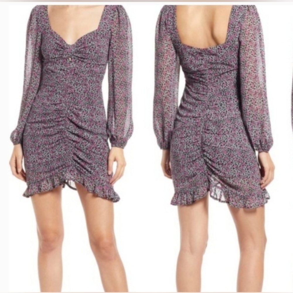 Floret Studios Ditzy Floral Mini Dress Size Small